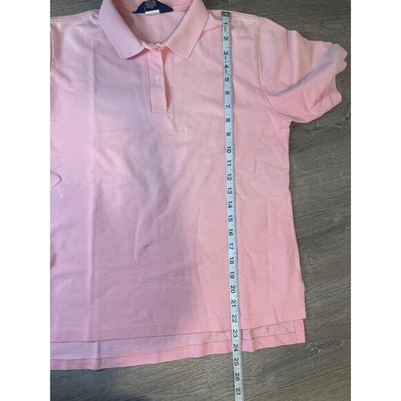Lands End Pink Collared Short Sleeved Polo Golf Shirt Sz S - Picture 8 of 9
